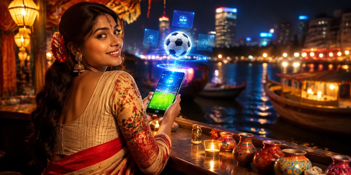 সুন্দরবন ফুটবল বেটিং উৎসবের দৃশ্য